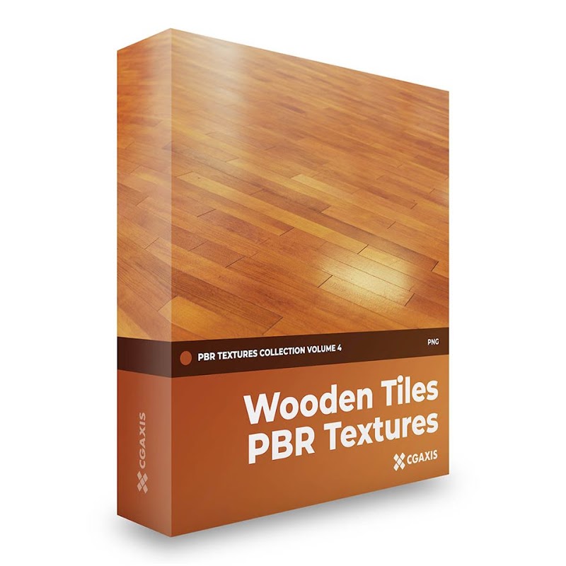 TEXTURES – CGAxis PBR Colection Vol 4 Wooden Tiles