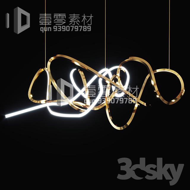 3DSKY MODELS – CEILING LIGHT – No.189