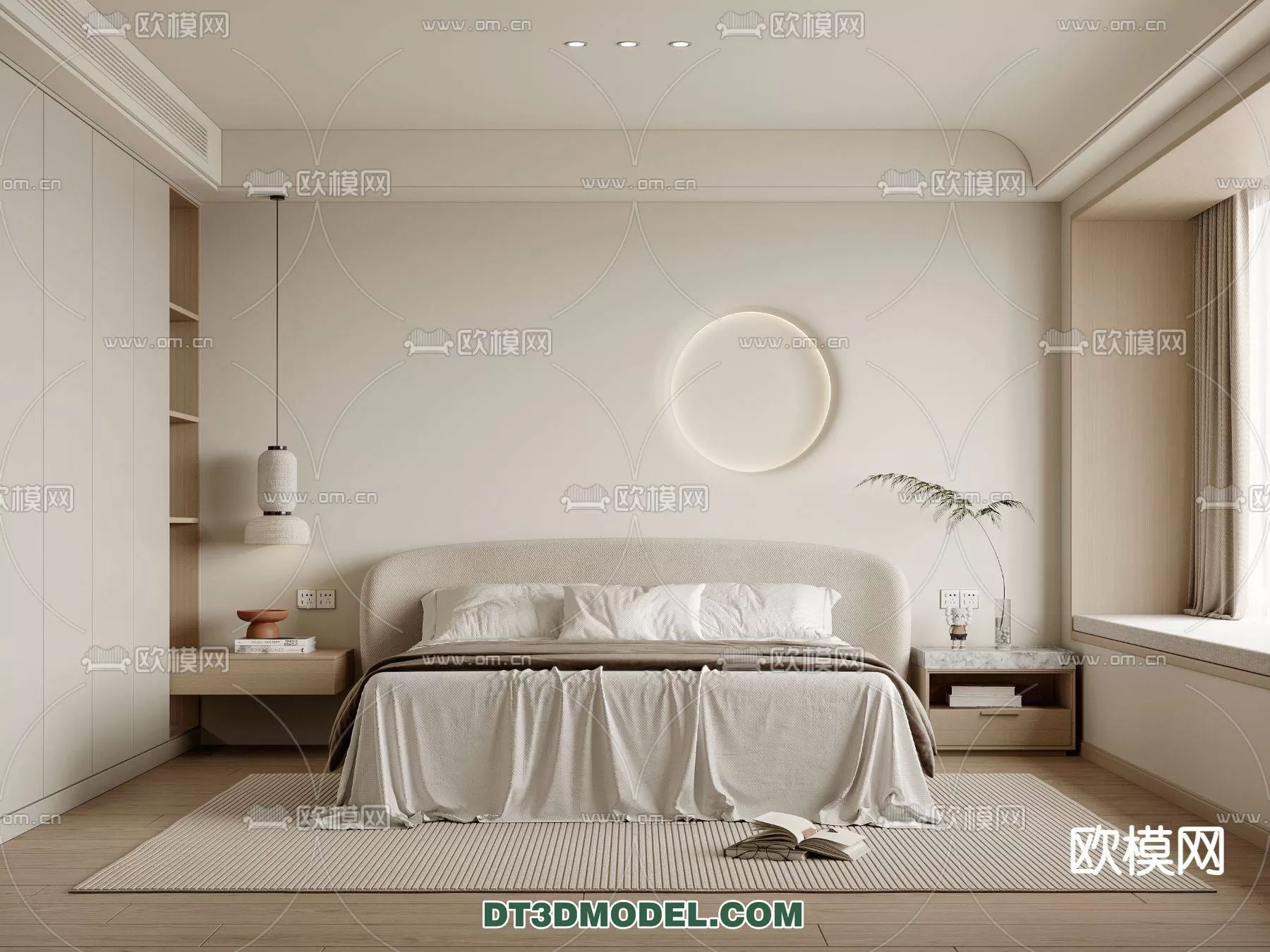 WABI SABI STYLE 3D MODELS BEDROOM 0015 3DSKY Decor Helper