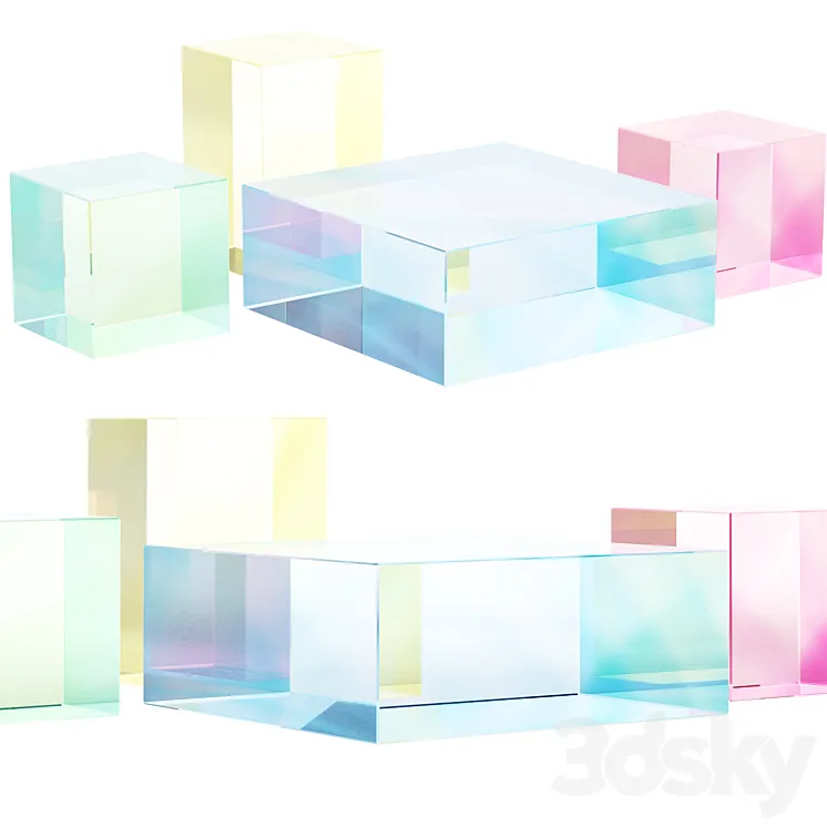 020 Multi-colored Pearl custom coffee table 03 3D Model Free Download 020 Multi-colored Pearl custom coffee table 03 3D Model Free Download