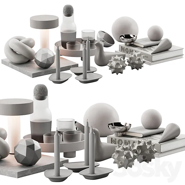 023 GRAY decorative pack (PART # 1) 3DModel