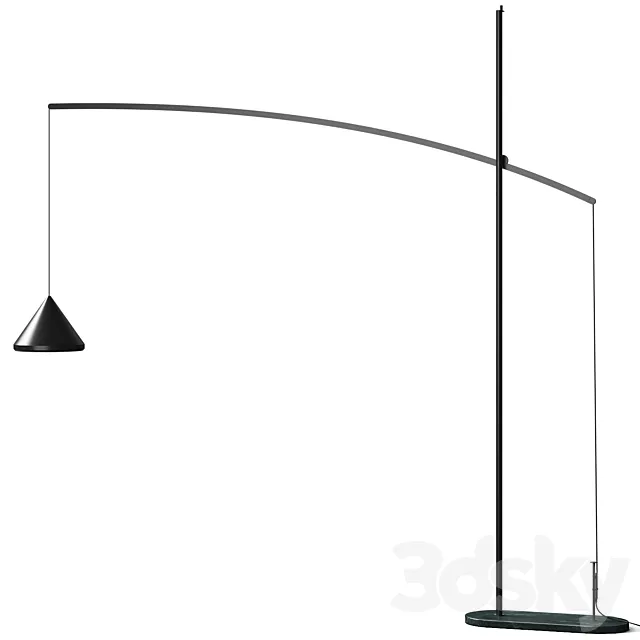 03 Contrappeso Extendo Floor Lamp 3D Model
