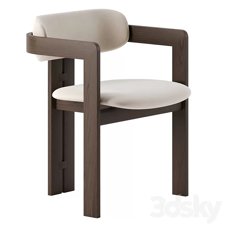 0414 chair by Gallotti & Radice 3D Model 0414 chair by Gallotti & Radice 3D Model