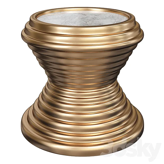 06D Atelier KAYAN COFFEE TABLE WITH SKY GOLD TOP 3DModel