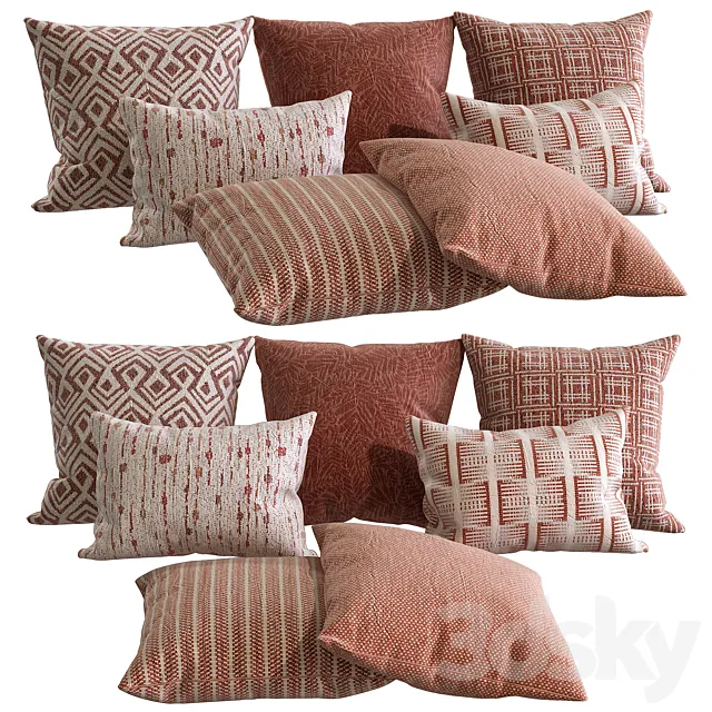 07 Pillow Decor 3D Model