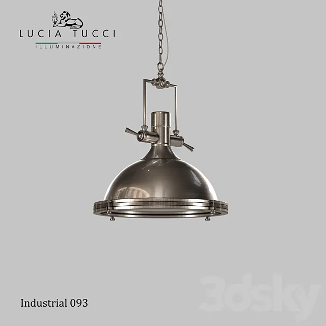093 Industrial Chandelier 3D Model 093 Industrial Chandelier 3D Model