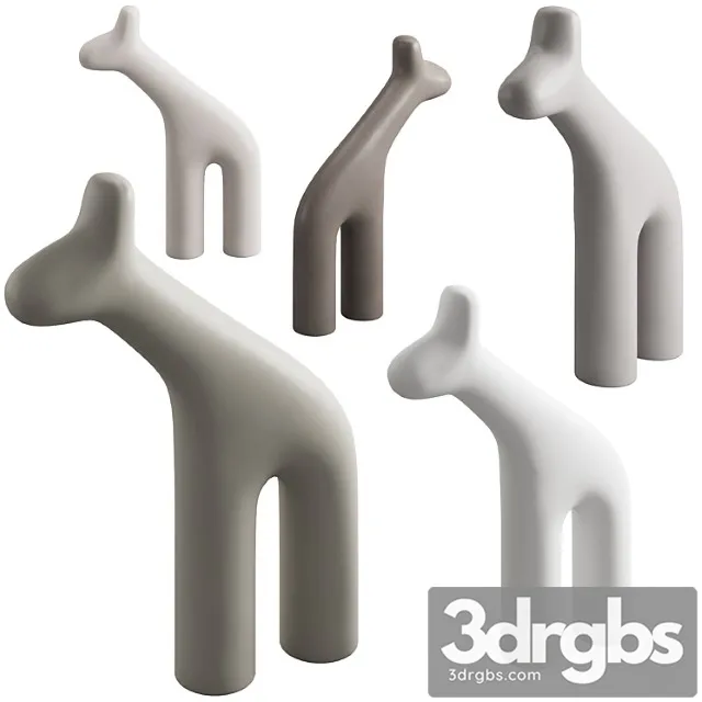 099 Plust Raffa Polyethylene Sculptures 3D Model Download