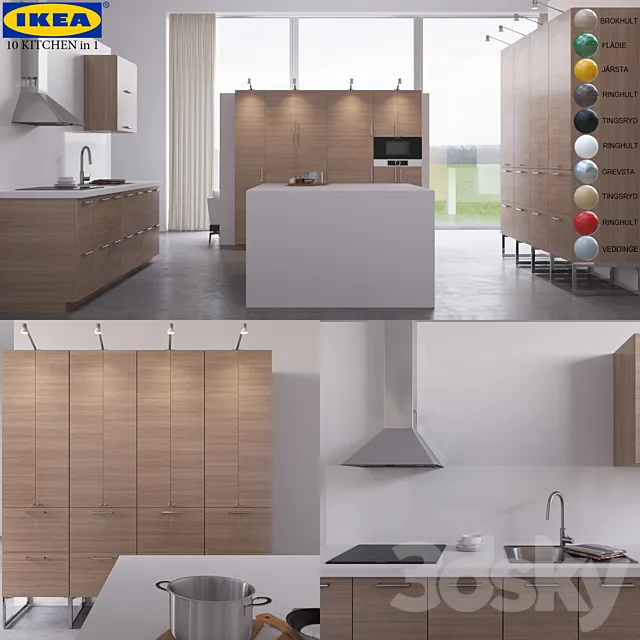 10 KITCHEN IKEA 3DModel