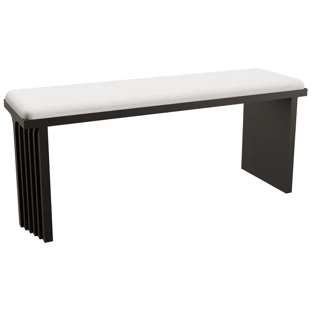 101 Copenhagen – Bench with cushion Linen 3D Model