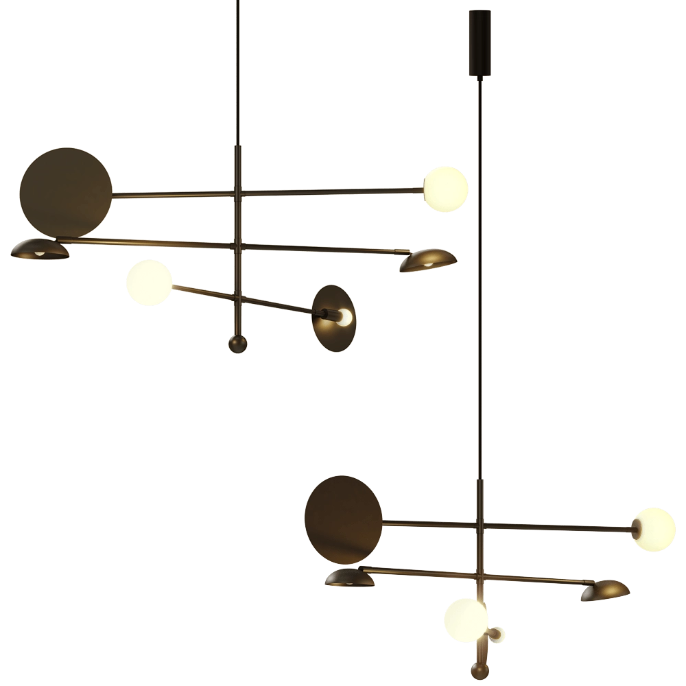 101 Copenhagen – Chandelier Sahn – Bronze 3D Model