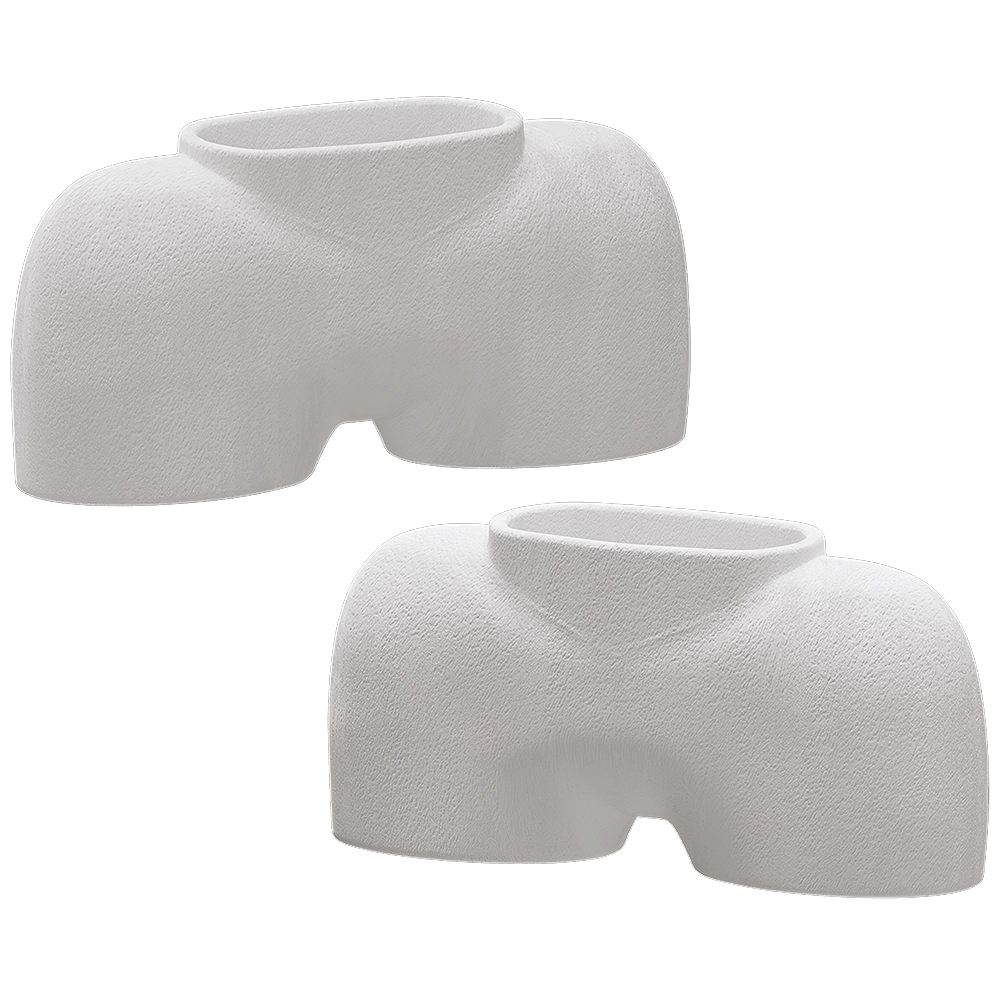 101 Copenhagen – Cobra Vase Fat Medio – Bubble White 3D Model