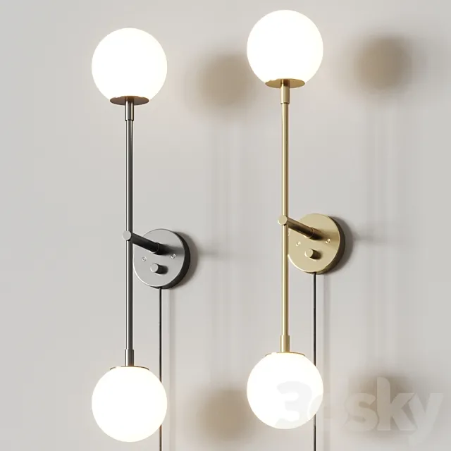 101 Copenhagen Drop Wall Lamp Bulb 3DModel 101 Copenhagen Drop Wall Lamp Bulb 3DModel