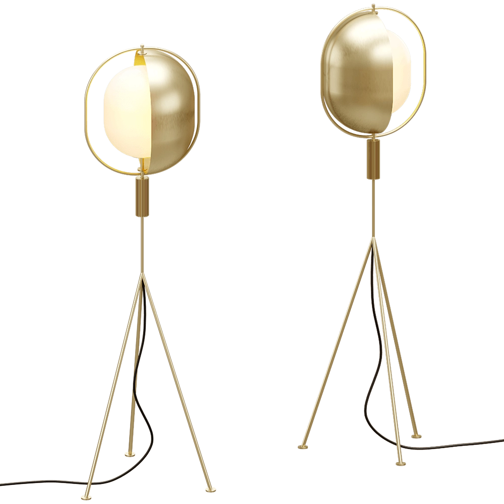 101 Copenhagen – Floor lamp Pearl Brass 3D Model