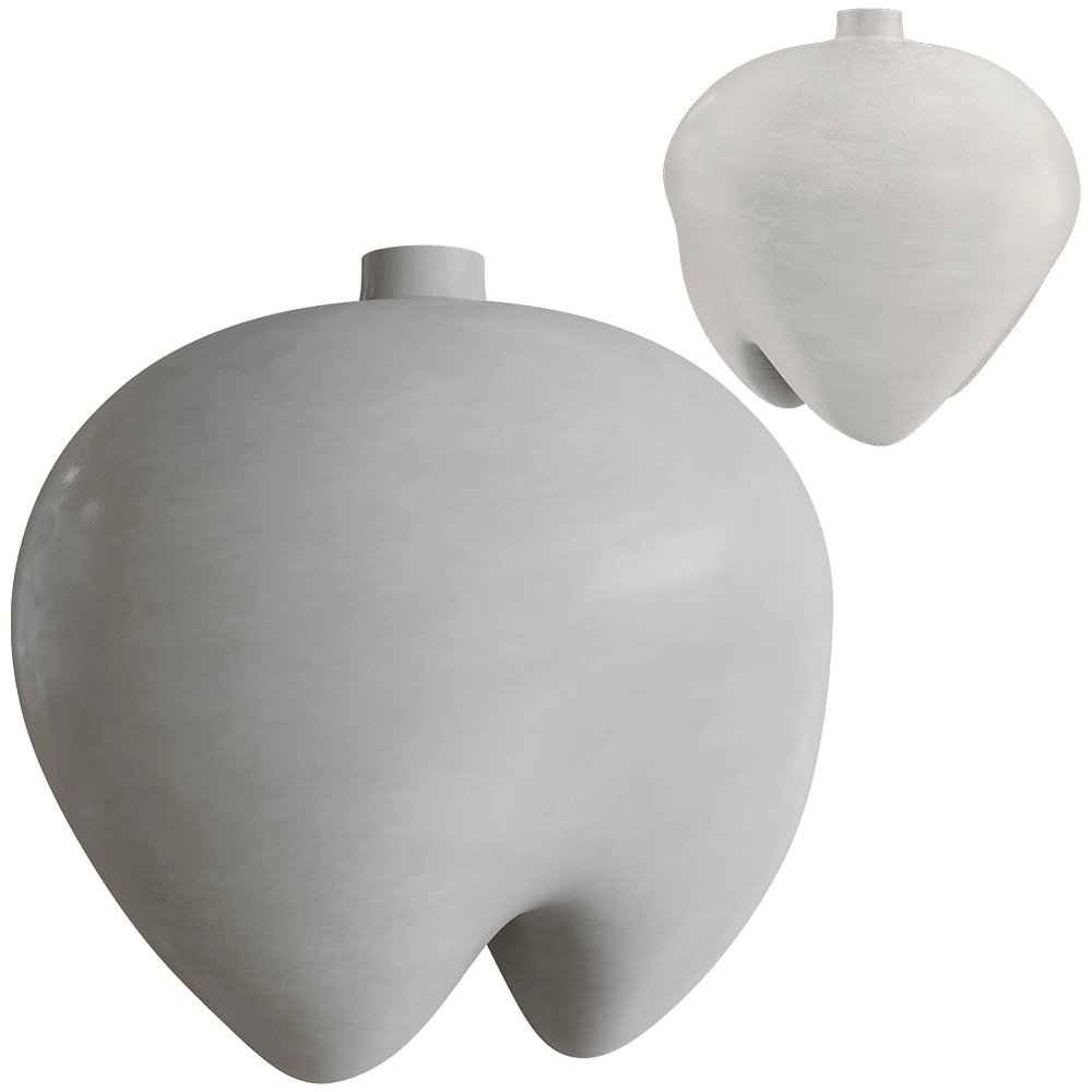 101 Copenhagen – Large vase Sumo – Bone white 3D Model