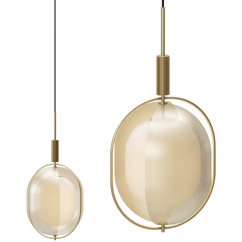 101 Copenhagen – Pendant  lamp Pearl Brass 3D Model