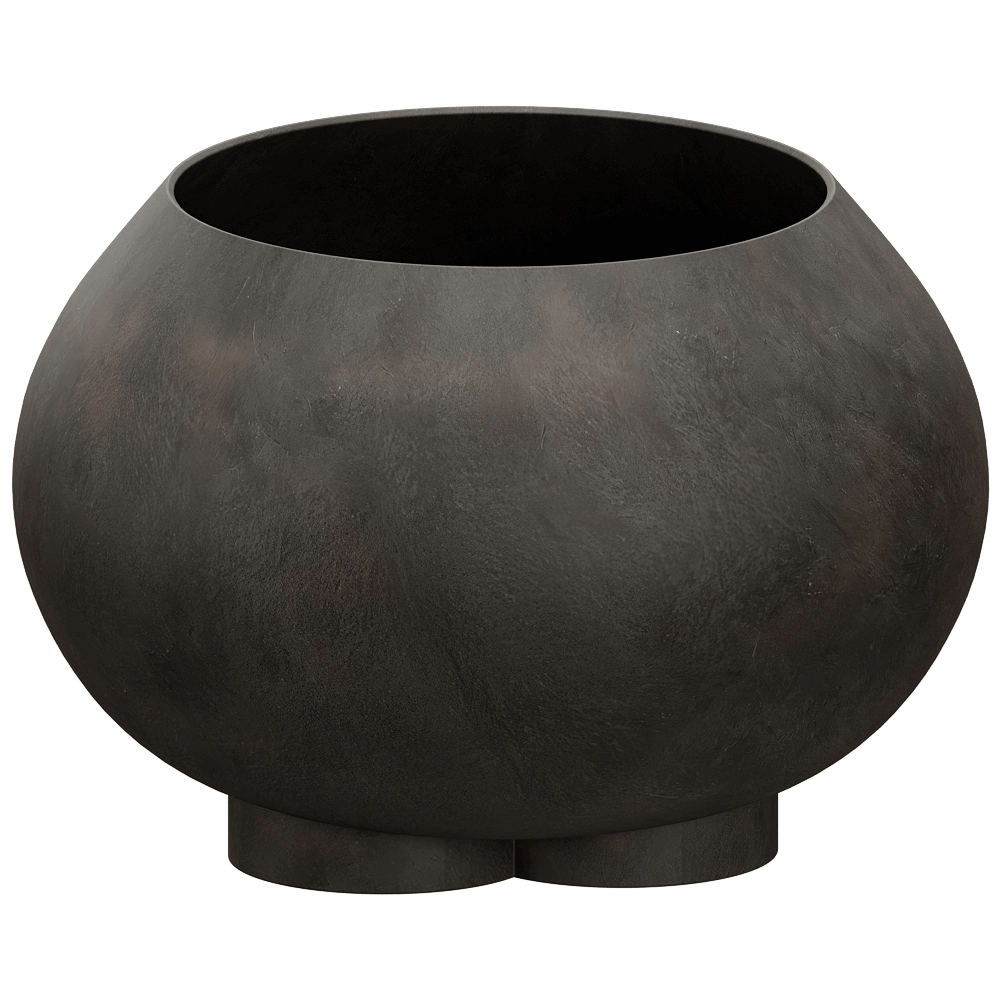 101 Copenhagen – Plant pot Urchin  Medio – Coffee 3D Model