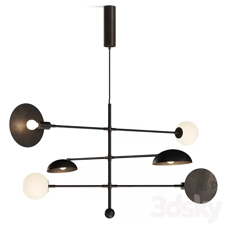 101 Copenhagen Sahn Chandelier 3D Model Free Download