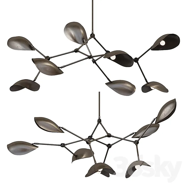101 Copenhagen STINGRAY Chandelier 3D Model 101 Copenhagen STINGRAY Chandelier 3D Model