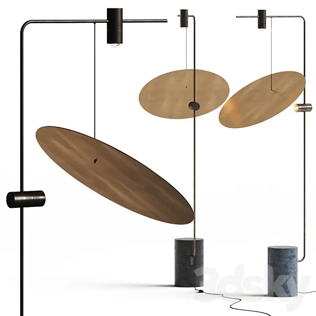 101 Copenhagen The Moon Floor Lamps 3D Model 101 Copenhagen The Moon Floor Lamps 3D Model