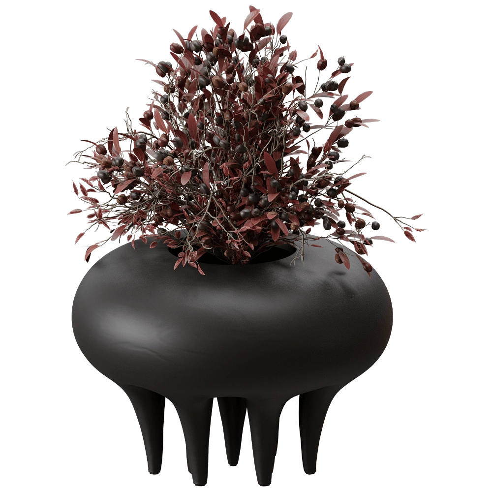 101 Copenhagen – Vase Medusa Big – Coffee 3D Model