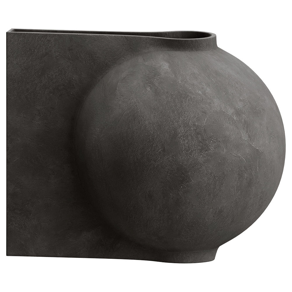 101 Copenhagen – Vase Offset Big – Coffee 3D Model