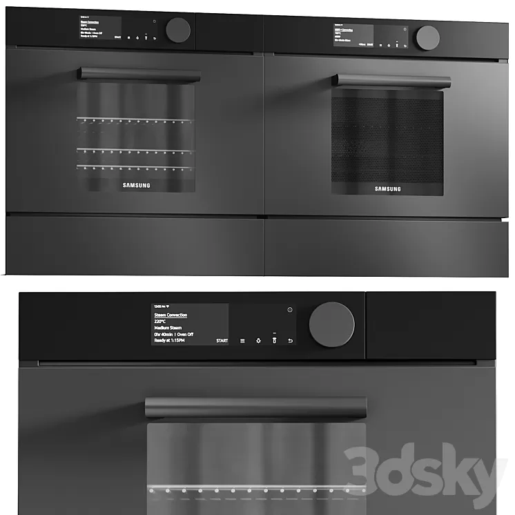 102 SAMSUNG Infinite Range Oven and Microwave 3D Model Free Download