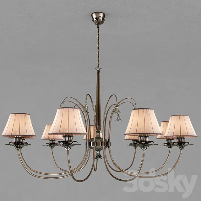 1038 Chandelier Patrizia Garganti (Baga) 3DModel 1038 Chandelier Patrizia Garganti (Baga) 3DModel