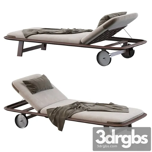 10th Tellaro Sun Lounger by Exteta 3D Model Download