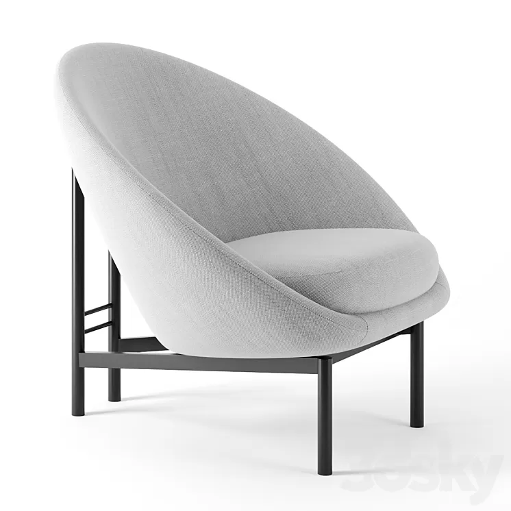 115 Armchair by Theo Ruth 3D Model 115 Armchair by Theo Ruth 3D Model
