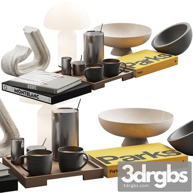 119 Decorative Set 032 American Style Neutral Decor P01 3D Model Download 119 Decorative Set 032 American Style Neutral Decor P01 3D Model Download