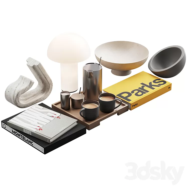 119 decorative set 032 american style neutral decor P01 3D Model Free Download 119 decorative set 032 american style neutral decor P01 3D Model Free Download