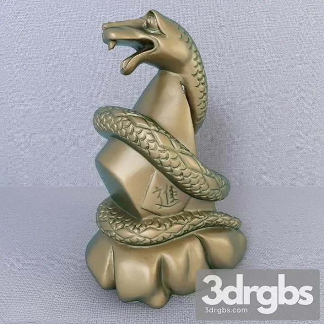 12 Bronze Zodiac Animals Snape 3D Model Download