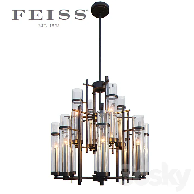 12 – Light Multi-Tier Chandelier 3DModel 12 – Light Multi-Tier Chandelier 3DModel