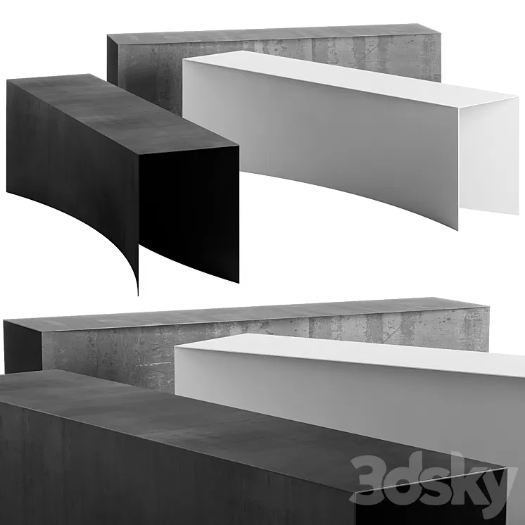 123 Void bench by Desalto 3D Model Free Download 123 Void bench by Desalto 3D Model Free Download