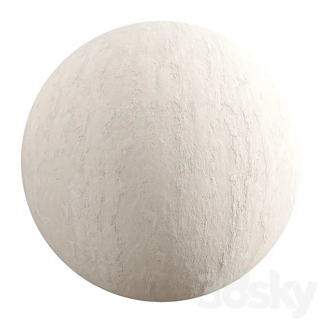 13 Plaster – Grande concrete White 3D Model