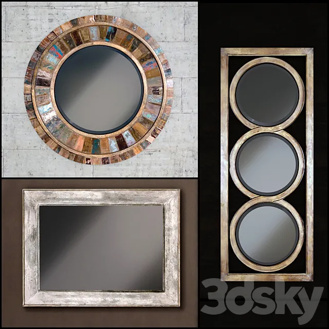 13 Wall Mirror 3D Model