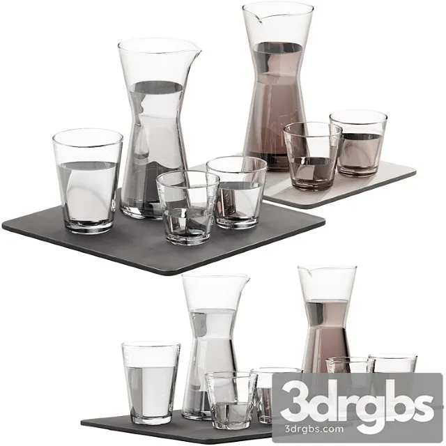 133 Dishes Decor Set 08 Iittala Kartio Clear and Linen 3D Model Download 133 Dishes Decor Set 08 Iittala Kartio Clear and Linen 3D Model Download
