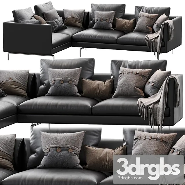 1333 Flamingo Zanotta Sofa 3D Model Download 1333 Flamingo Zanotta Sofa 3D Model Download