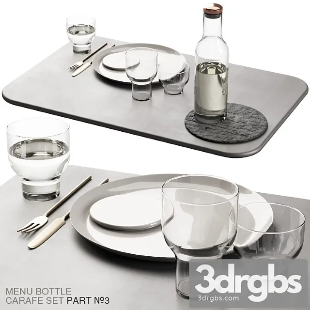 138 dishes decor set 11 menu bottle carafe by norm p03 138 dishes decor set 11 menu bottle carafe by norm p03