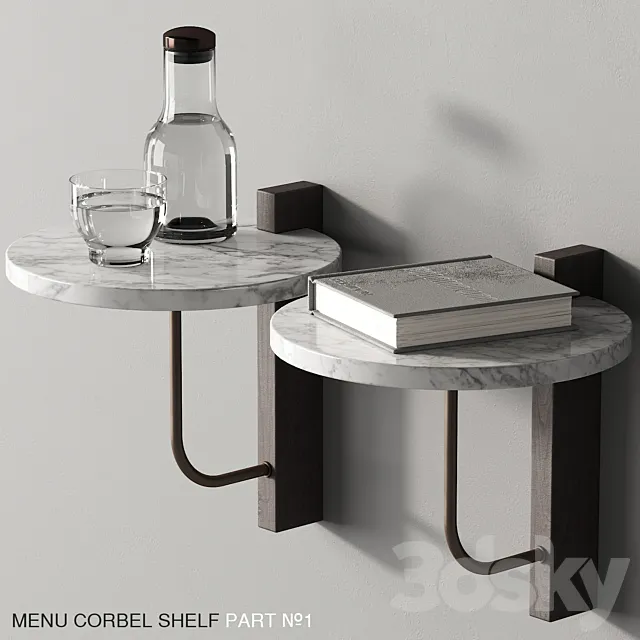 139 Menu Corbel Shelf by Kroyer Saetter Lassen P01 3D Model 139 Menu Corbel Shelf by Kroyer Saetter Lassen P01 3D Model