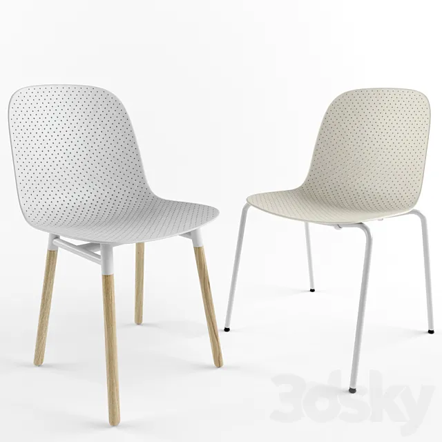 13Eighty chair. Wood. Steel. HAY. 3D Model 13Eighty chair. Wood. Steel. HAY. 3D Model