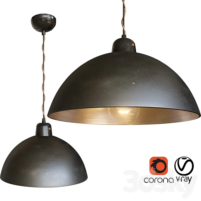 14-black lamp 3D Model