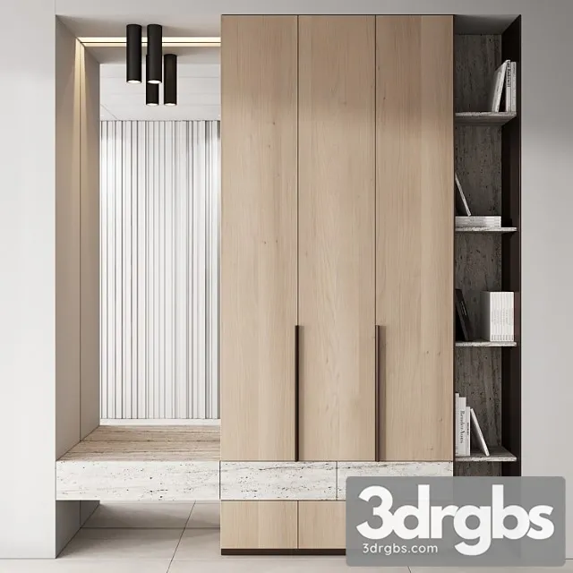 143 Hallway Zone 02 Minimal Wood Japandi 02 3D Model Download 143 Hallway Zone 02 Minimal Wood Japandi 02 3D Model Download