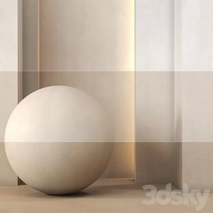 15 Decorative Plaster (15 Color) 4K Textures Seamless – Tileable 3D Model Free Download