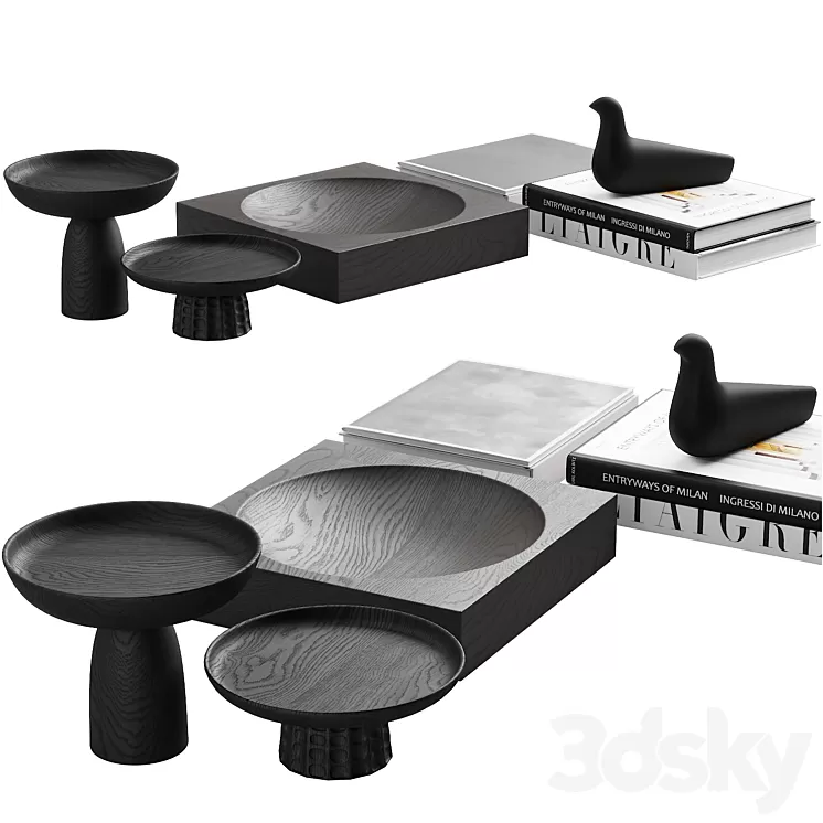 161 decorative set 034 conrad vitra liaigre 00 3D Model Free Download