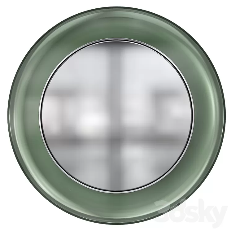 1669 Circular Glass Mirror 3D Model 1669 Circular Glass Mirror 3D Model