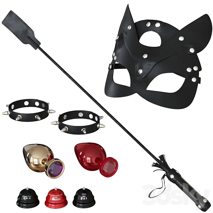 18+ Sex Accessories BDSM 3D Model Free Download