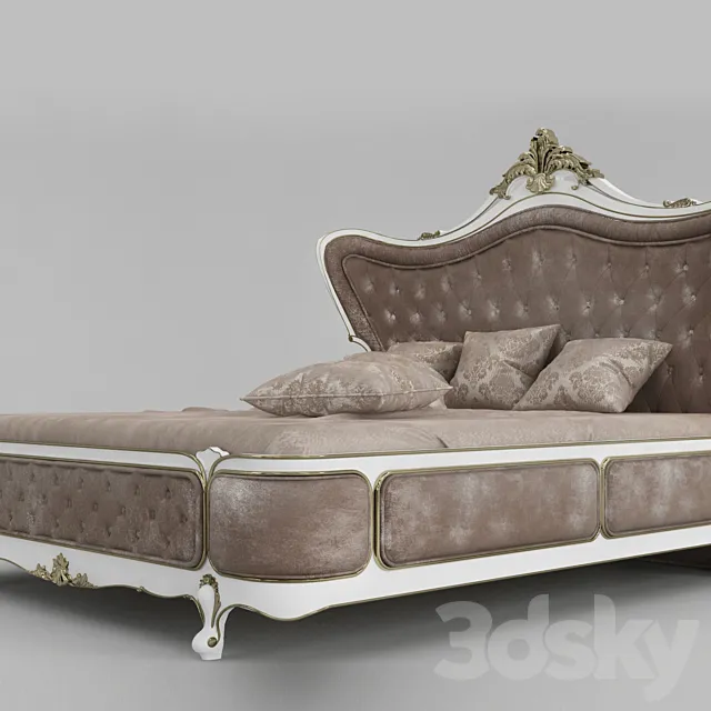 180 bed (with the lattice) 3D Model 180 bed (with the lattice) 3D Model