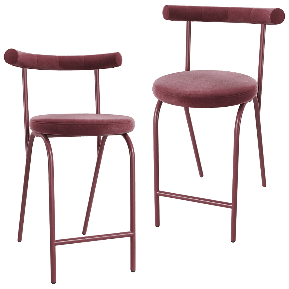 19.17.design – Semi-bar stool Rogalik 3D Model 19.17.design – Semi-bar stool Rogalik 3D Model