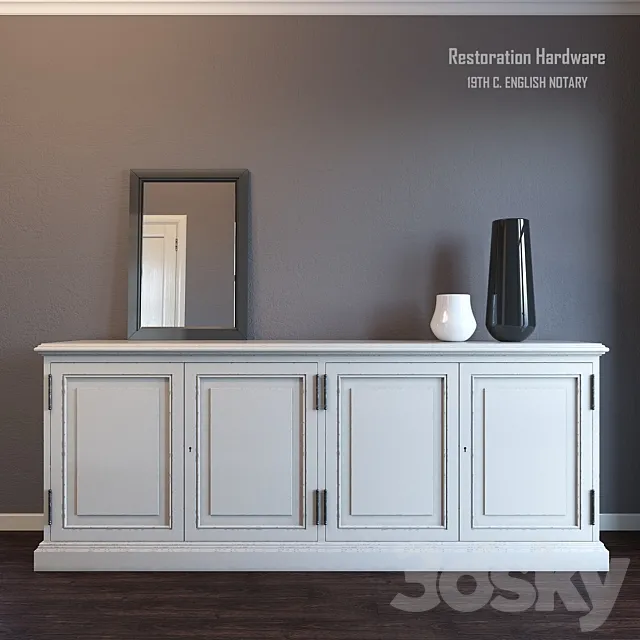 19TH C. ENGLISH NOTARY 3D Model 19TH C. ENGLISH NOTARY 3D Model